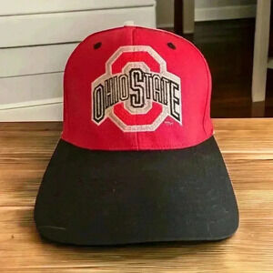 Ohio State Vintage New No Tags NCAA Red/Black Lightwear Light-Up Cap. No battery